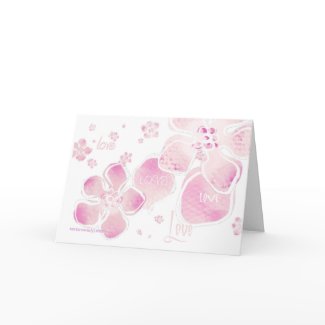 Cherry Blossom - Valentine's Day Card card