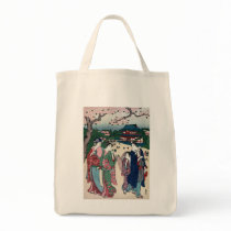Cherry Blossom Viewing at Ueno, Katsukawa Shunzan Bags