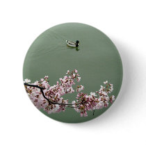 Cherry Blossom Washington DC Pinback Button