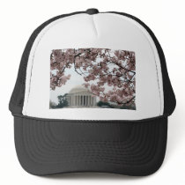 Cherry Blossom Washington DC Trucker Hat