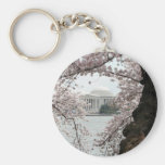 Cherry Blossom Washington DC Key Chains