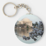 Cherry Blossom Washington DC Key Chains