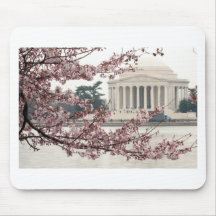 Cherry Blossom Washington DC Mouse Pad