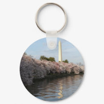 Cherry Blossom Washington monument keychains