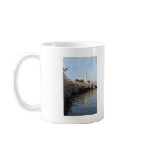 Cherry Blossom Washington monument Mugs