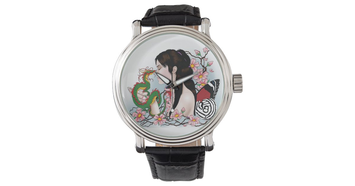 Cherry Blossom Watch Zazzle