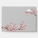 Cherry Blossom Wedding Envelope envelopes