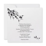 cherry blossom; wedding invitation