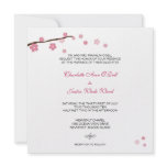 cherry blossom; wedding invitations