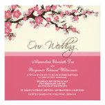 Cherry Blossom Wedding Invitation (pink)