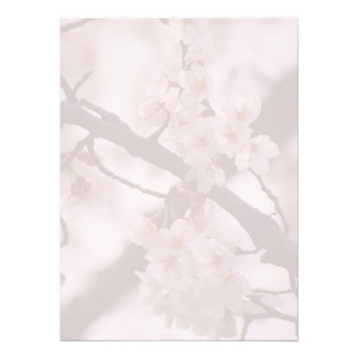 Cherry Blossom Wedding Personalized Invitation