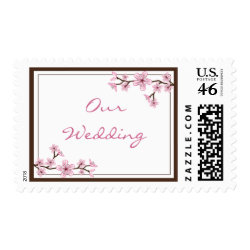 Cherry Blossom Wedding Stamps