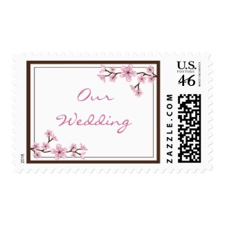 Cherry Blossom Wedding Stamps stamp