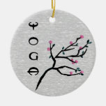 Cherry Blossom - Yoga Decor Christmas Ornament