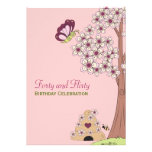 Cherry Blossoms 40th Birthday Invitation