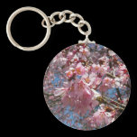 Cherry Blossoms and Bee Keychain