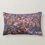 Cherry Blossoms and Blue Sky Pillow