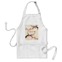 Cherry Blossoms Branch Weddings Apron