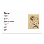 Cherry blossoms business card template