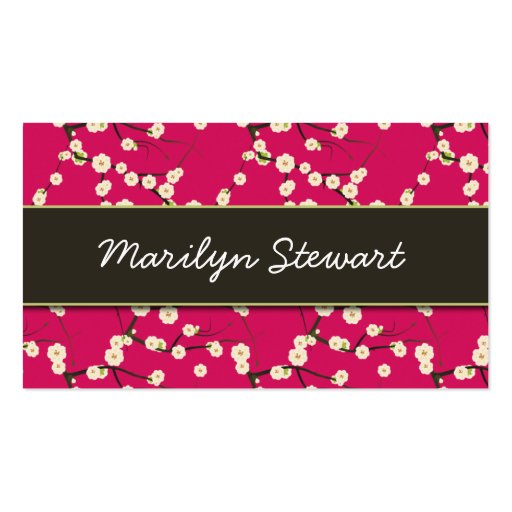Cherry Blossoms Business Cards