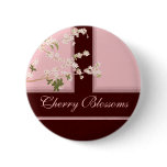 Cherry Blossoms Button