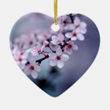 Cherry Blossoms Christmas Ornaments