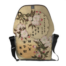 Cherry blossoms courier bags
