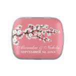 Cherry Blossoms Custom Wedding Favor Tins (pink) Candy Tins at Zazzle
