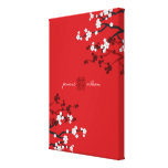 Cherry Blossoms Double Happiness Chinese Wedding canvas prints