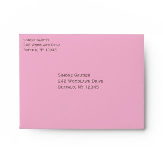 Cherry Blossoms Envelope for Reply Card envelope
