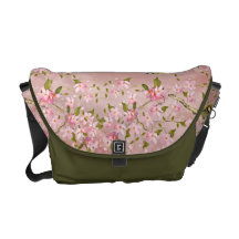 cherry blossoms in the sky commuter bags