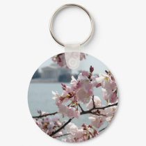 Cherry Blossoms in Washington DC keychains