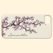 Cherry Blossoms iPhone 5 Case-Mate Case (purple) casemate cases