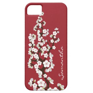 Cherry Blossoms iPhone 5 Case-Mate Case (red)
