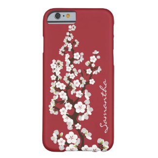Cherry Blossoms iPhone 5 Case-Mate Case (red) iPhone 6 Case
