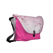 Cherry Blossoms Messenger Bags