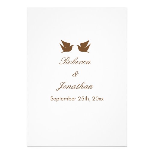 Cherry Blossoms on White Personalized Invitation