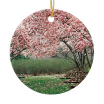 Cherry Blossoms Christmas Tree Ornament
