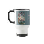 Cherry Blossoms Painted Coffee Mug