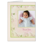 Cherry Blossoms Photo Thank You Card