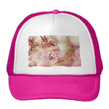 Cherry Blossoms Photo Trucker Hats