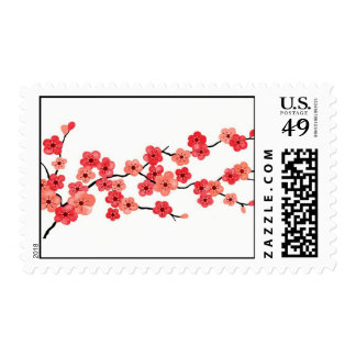 Cherry Blossom Postage Stamps | Zazzle