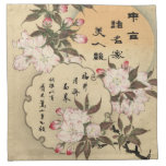 Cherry blossoms printed napkins