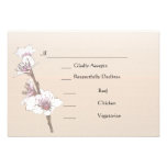Cherry Blossoms rsvp card Custom Invitations