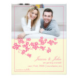 Cherry Blossoms Save The Date Photo Invitation