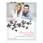 Cherry Blossoms Save The Date Photo Invitation