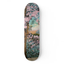 Cherry Blossoms Skate Board