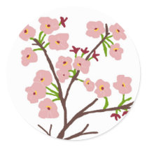 Cherry Blossoms stickers by marcya7 Cherry Blossoms stickers