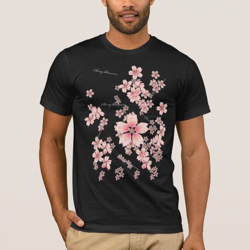 black cherry blossom shirt