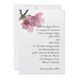 Cherry Blossoms Wedding Invitation